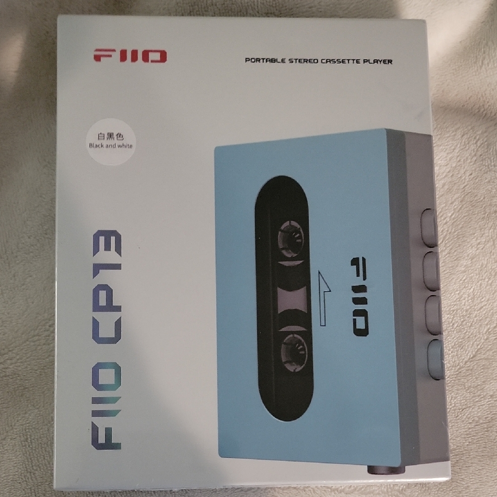 FiiO CP13 Portable Stereo Cassette Player - Blue and Gray